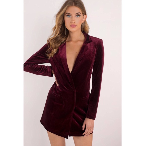velvet jacket dress